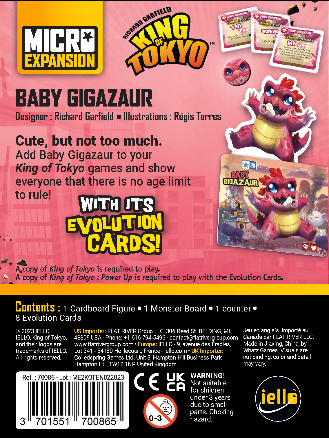 King of Tokyo : BABY GIGAZAUR Expansion